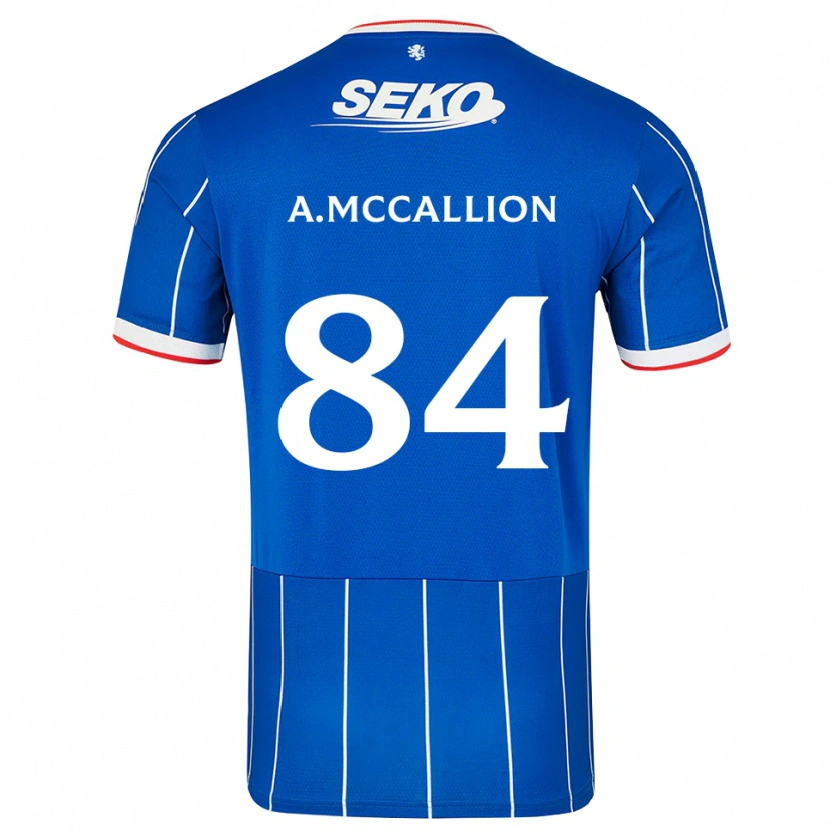 Danxen Heren Aiden Mccallion #84 Rood Blauw Wit Thuisshirt Thuistenue 2026/27 T-Shirt België
