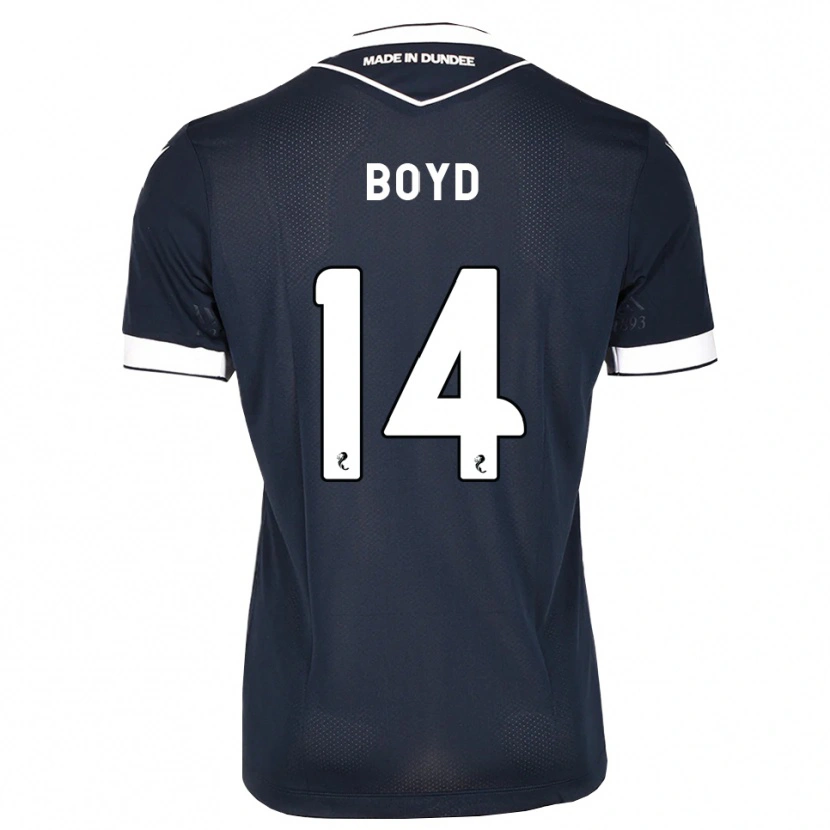 Danxen Heren Travis Boyd #14 Midnightblue Wit Thuisshirt Thuistenue 2026/27 T-Shirt België