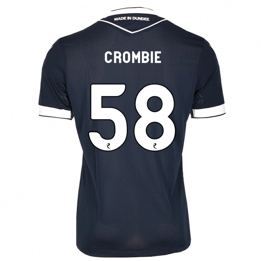 Danxen Heren Ethan Crombie #58 Midnightblue Wit Thuisshirt Thuistenue 2026/27 T-Shirt België