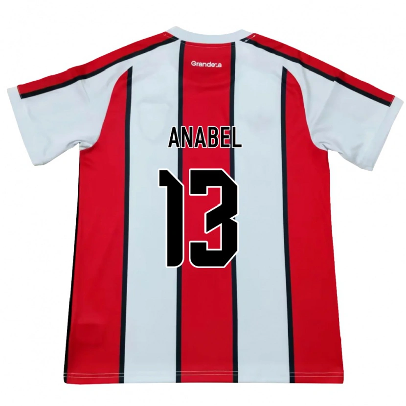 Danxen Heren Giuliana Anabel González Ranzuglia #13 Wit Rood Zwart Uitshirt Uittenue 2026/27 T-Shirt België
