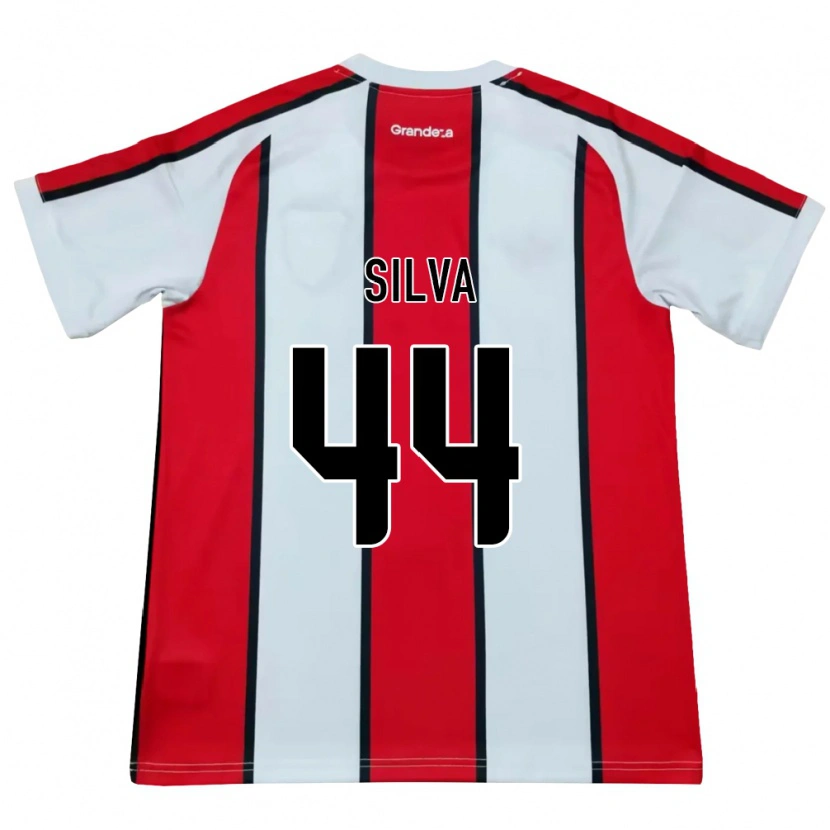 Danxen Heren Lucas Silva #44 Wit Rood Zwart Uitshirt Uittenue 2026/27 T-Shirt België