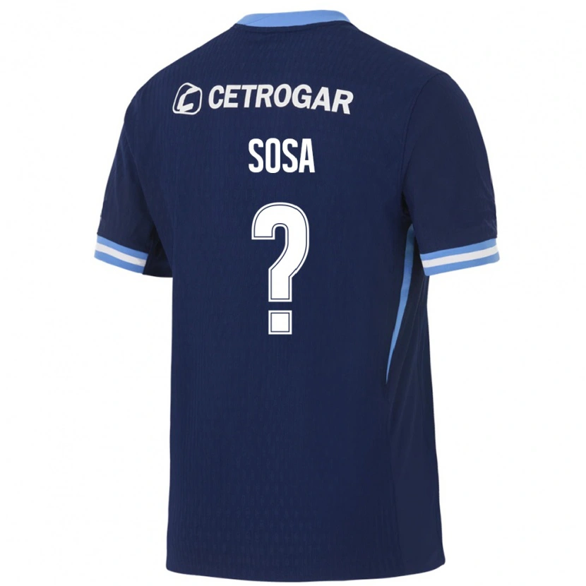 Danxen Heren Gonzalo Sosa #0 Koninklijk Blauw Lichtblauw Wit Uitshirt Uittenue 2026/27 T-Shirt België