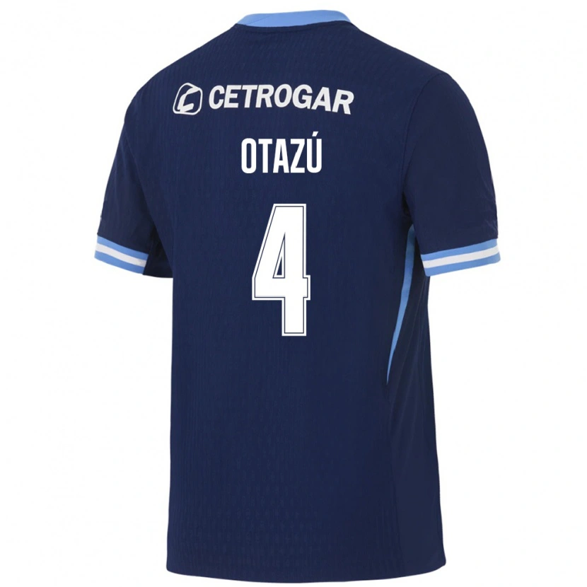 Danxen Heren Milagros Otazú #4 Koninklijk Blauw Lichtblauw Wit Uitshirt Uittenue 2026/27 T-Shirt België