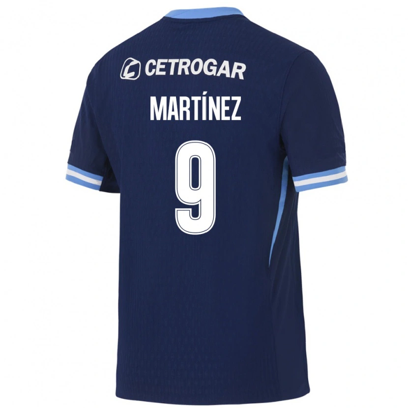 Danxen Heren Adrián Martínez #9 Koninklijk Blauw Lichtblauw Wit Uitshirt Uittenue 2026/27 T-Shirt België