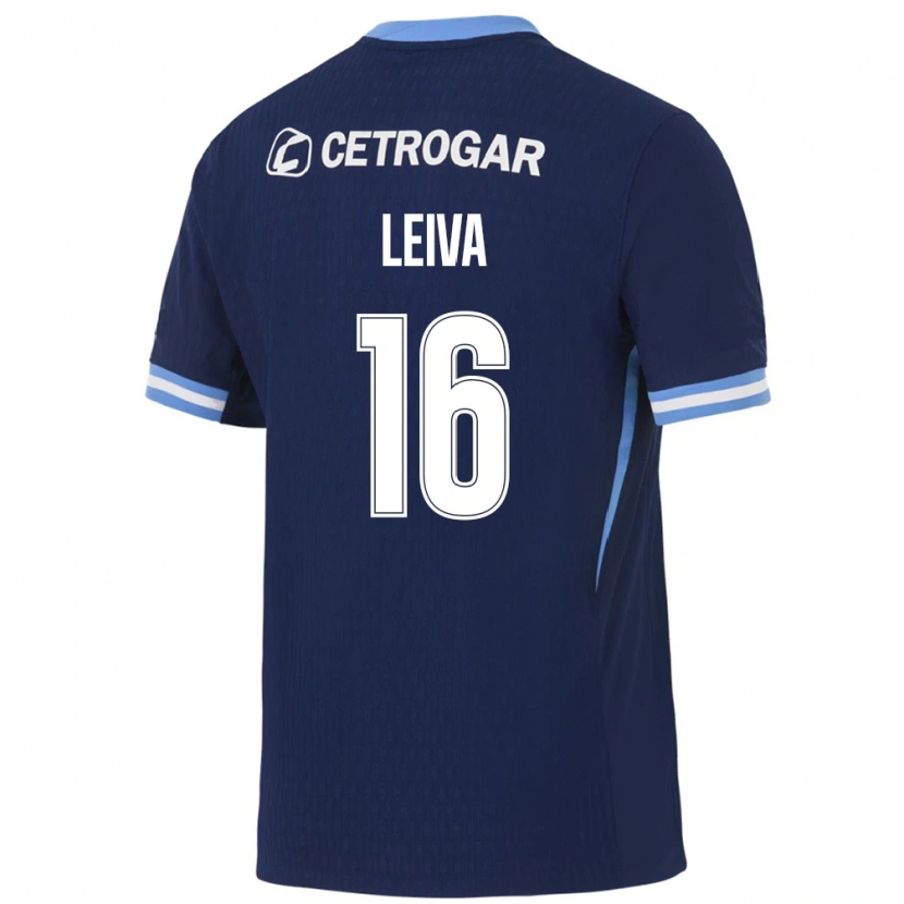 Danxen Heren Gonzalo Leiva #16 Koninklijk Blauw Lichtblauw Wit Uitshirt Uittenue 2026/27 T-Shirt België