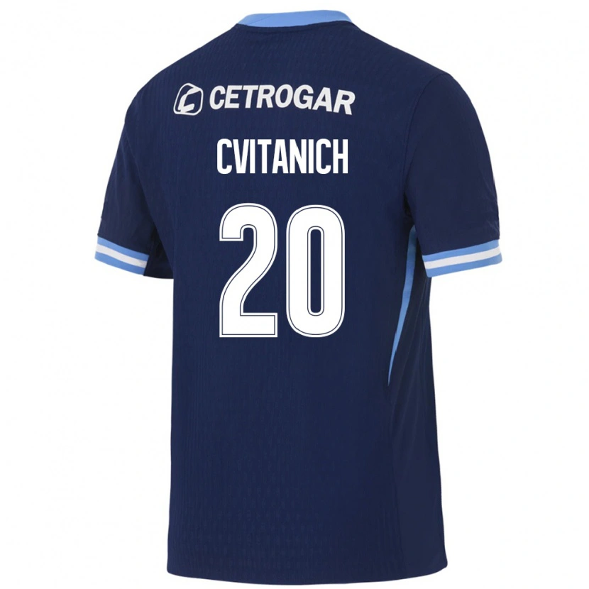 Danxen Heren Dario Cvitanich #20 Koninklijk Blauw Lichtblauw Wit Uitshirt Uittenue 2026/27 T-Shirt België