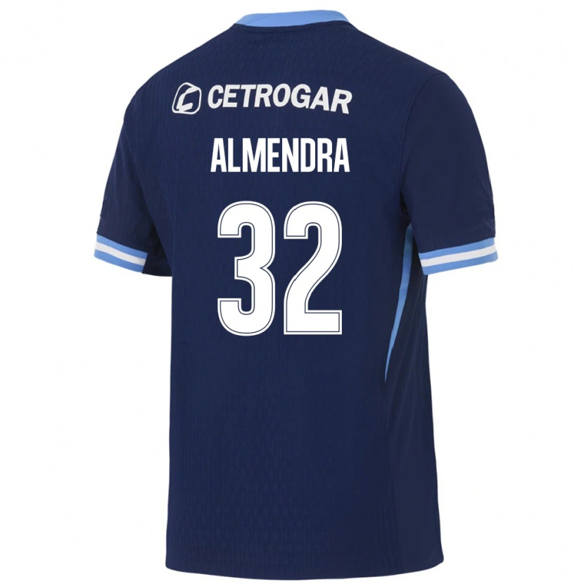 Danxen Heren Agustin Almendra #32 Koninklijk Blauw Lichtblauw Wit Uitshirt Uittenue 2026/27 T-Shirt België