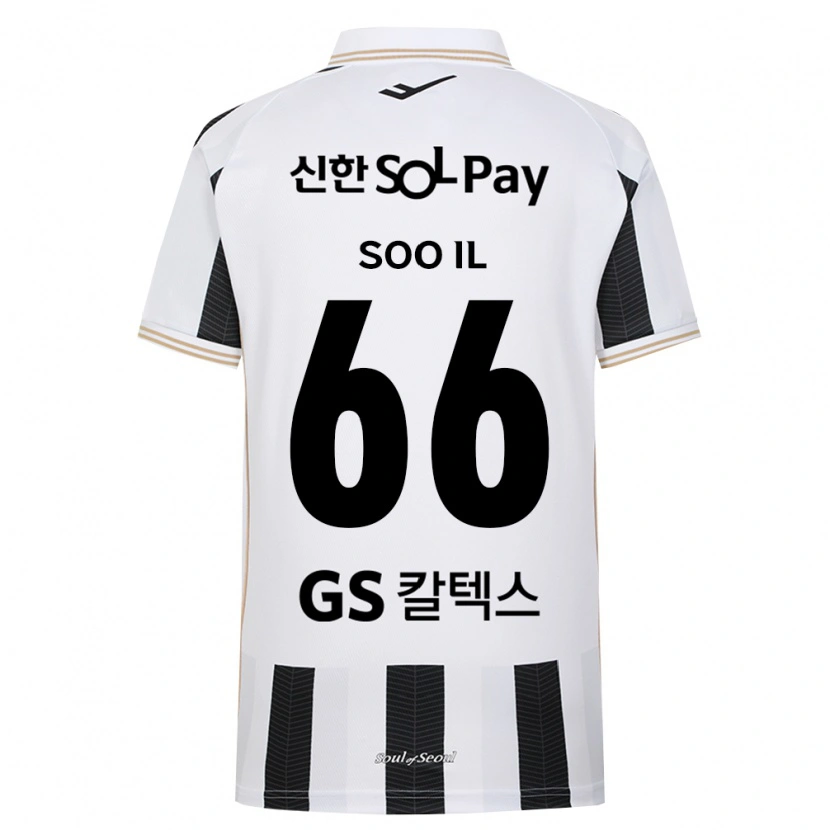 Danxen Heren Soo-Il Park #66 Zwart Wit Uitshirt Uittenue 2026/27 T-Shirt België