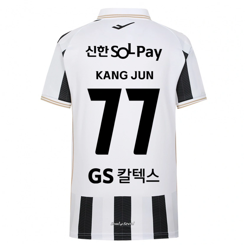 Danxen Heren Kang-Jun Kim #77 Zwart Wit Uitshirt Uittenue 2026/27 T-Shirt België