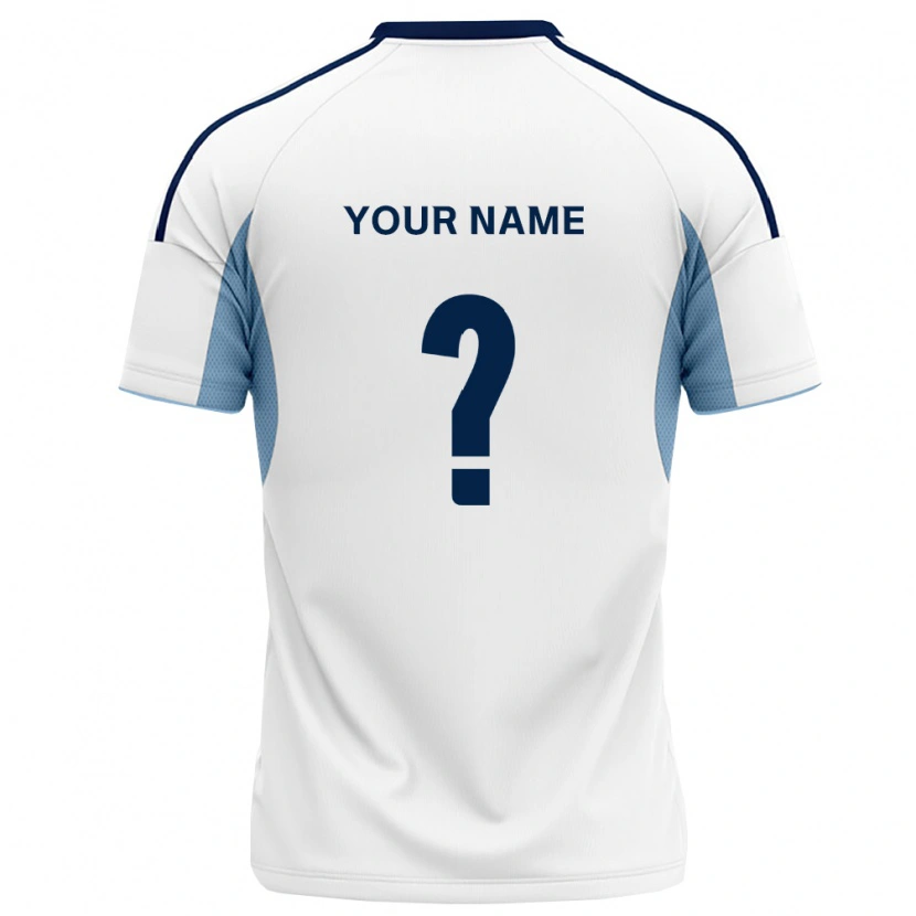 Danxen Heren Uw Naam #0 Koninklijk Blauw Wit Uitshirt Uittenue 2026/27 T-Shirt België