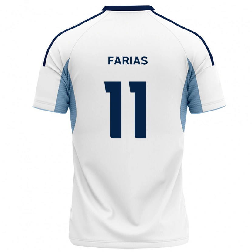 Danxen Heren Erick Farias #11 Koninklijk Blauw Wit Uitshirt Uittenue 2026/27 T-Shirt België