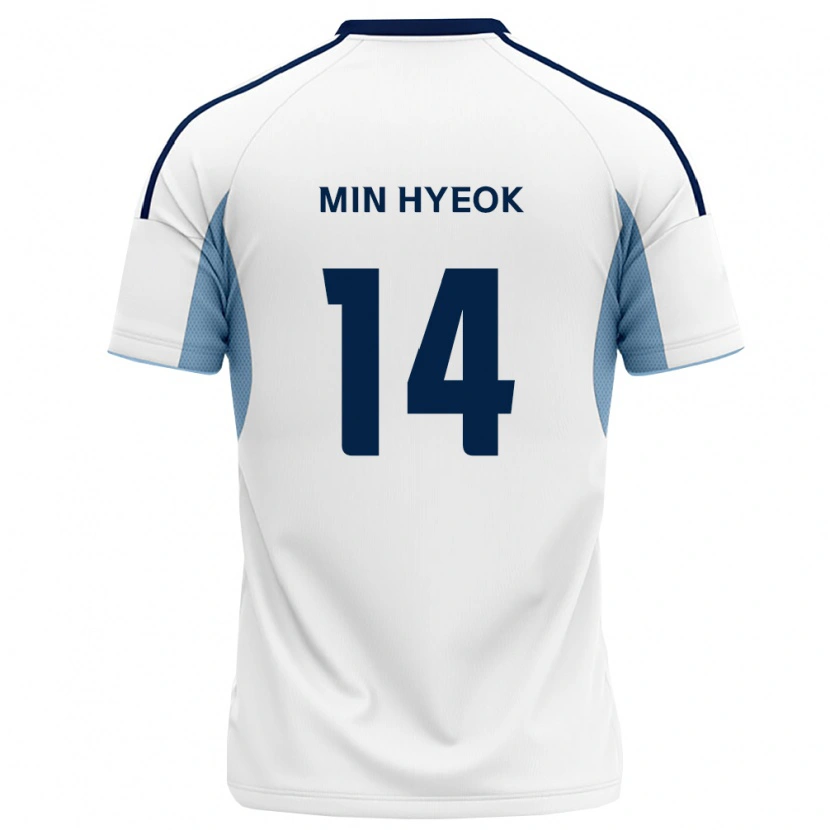 Danxen Heren Min-Hyeok Jeong #14 Koninklijk Blauw Wit Uitshirt Uittenue 2026/27 T-Shirt België