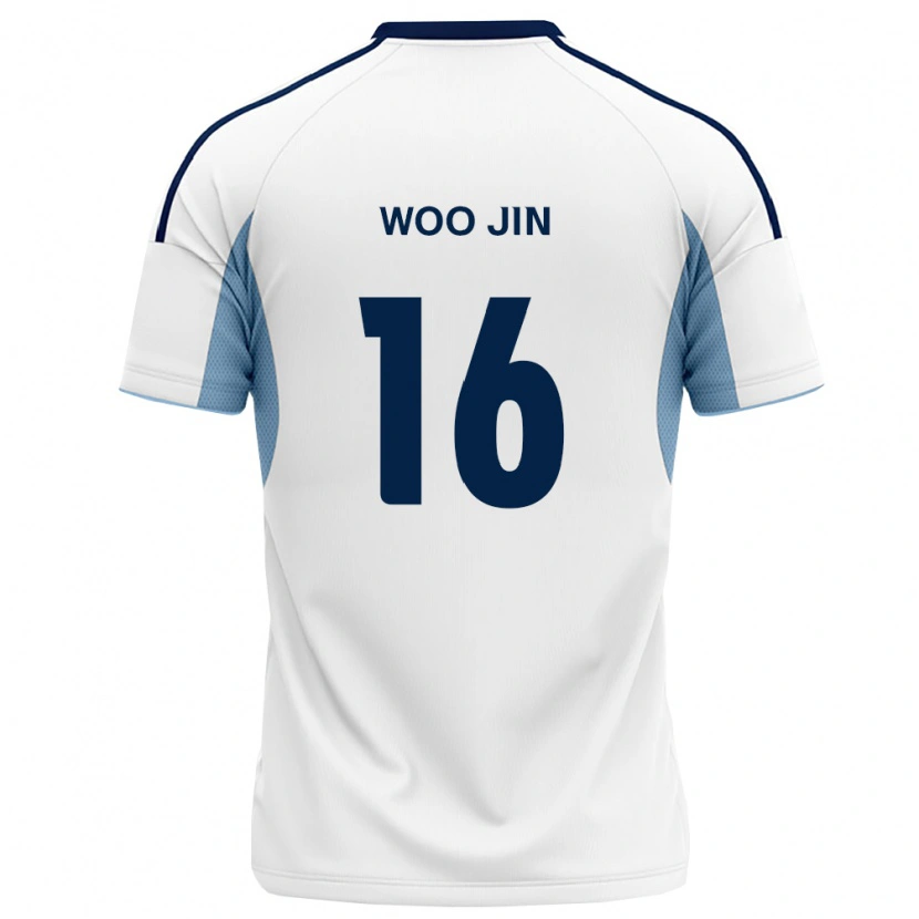 Danxen Heren Woo-Jin Park #16 Koninklijk Blauw Wit Uitshirt Uittenue 2026/27 T-Shirt België