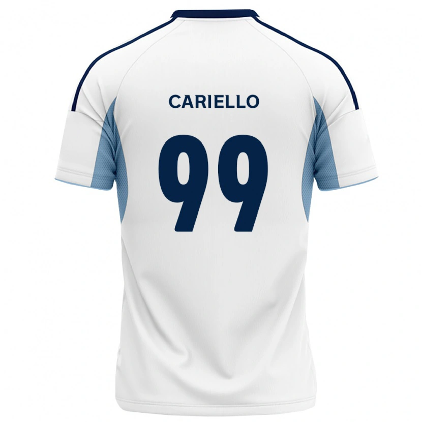 Danxen Heren Yago Cariello #99 Koninklijk Blauw Wit Uitshirt Uittenue 2026/27 T-Shirt België
