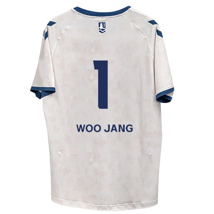 Danxen Heren Woo-Jang Jo #1 Koninklijk Blauw Wit Uitshirt Uittenue 2026/27 T-Shirt België