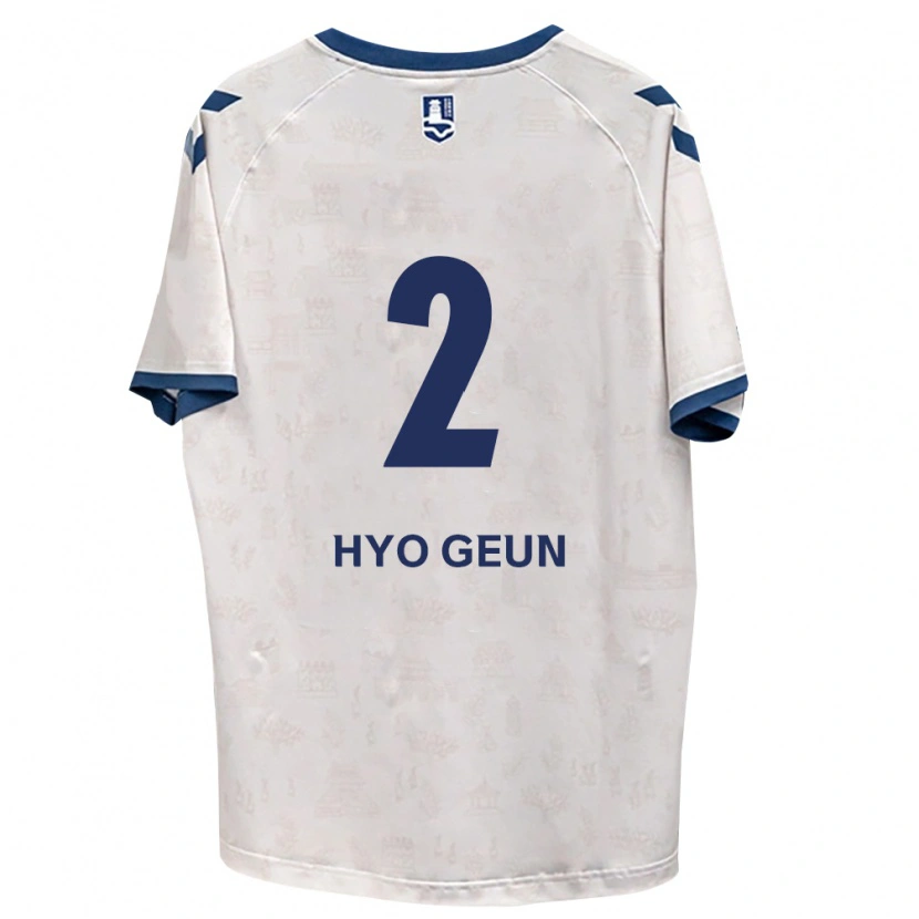 Danxen Heren Hyo-Geun Park #2 Koninklijk Blauw Wit Uitshirt Uittenue 2026/27 T-Shirt België
