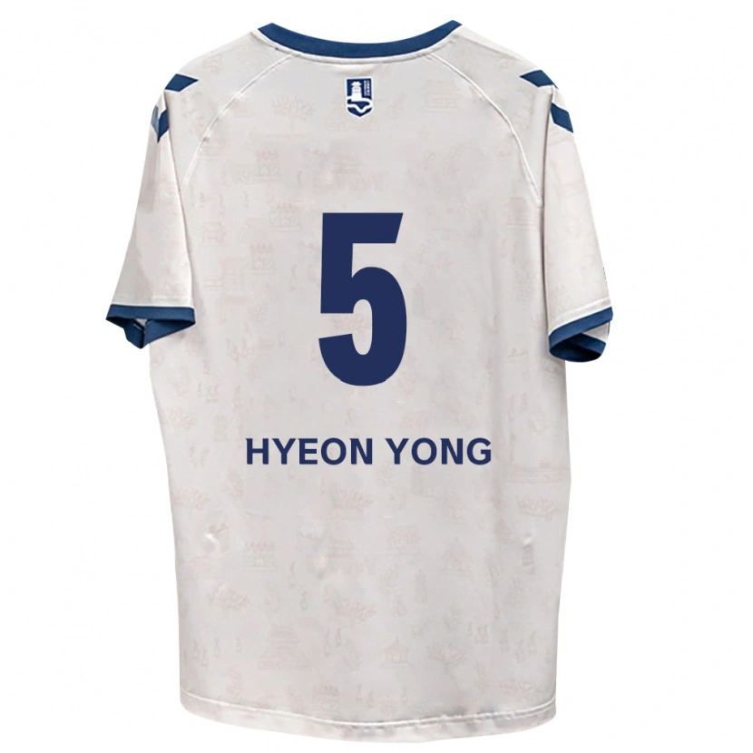 Danxen Heren Hyeon-Yong Lee #5 Koninklijk Blauw Wit Uitshirt Uittenue 2026/27 T-Shirt België