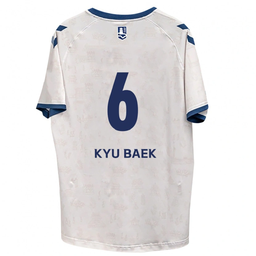 Danxen Heren Kyu-Baek Choi #6 Koninklijk Blauw Wit Uitshirt Uittenue 2026/27 T-Shirt België