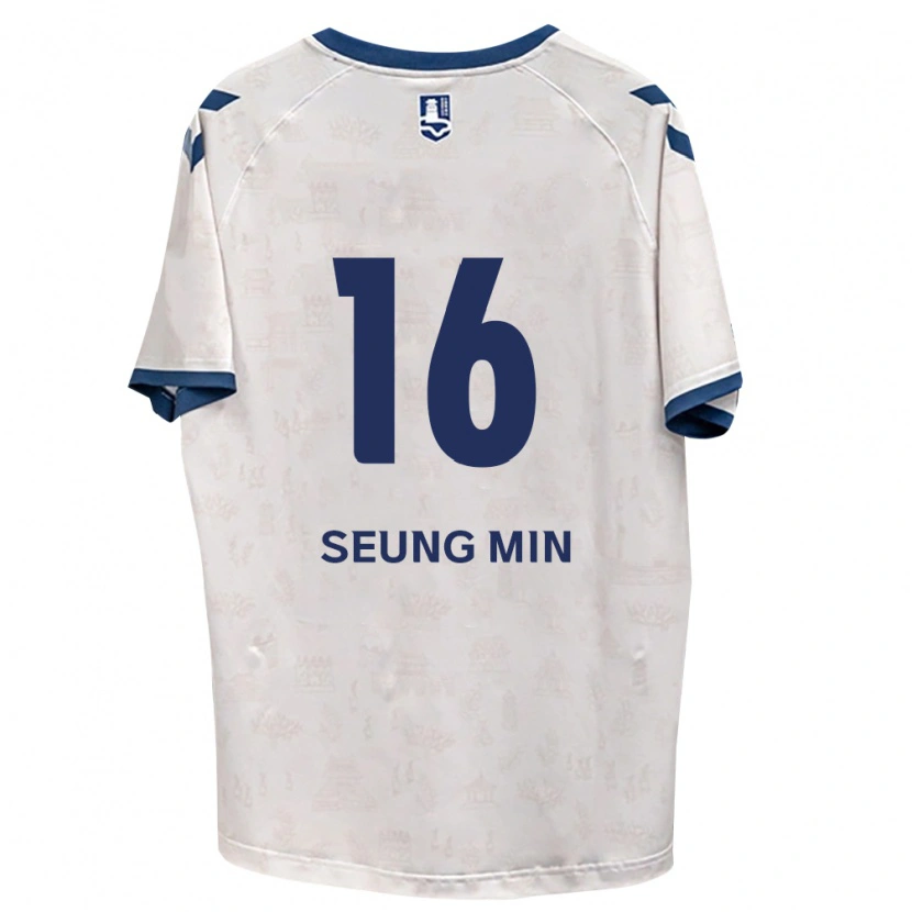 Danxen Heren Seung-Min Hwang #16 Koninklijk Blauw Wit Uitshirt Uittenue 2026/27 T-Shirt België