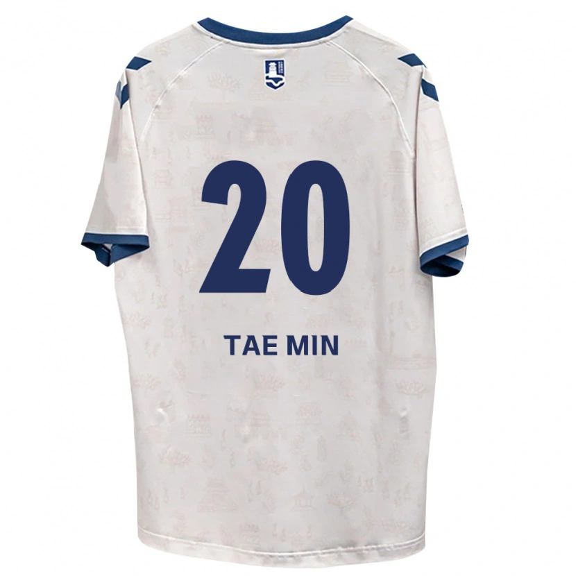 Danxen Heren Tae-Min Kim #20 Koninklijk Blauw Wit Uitshirt Uittenue 2026/27 T-Shirt België