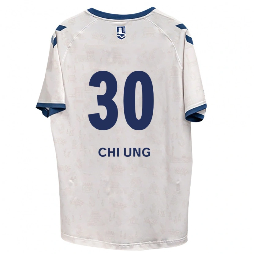 Danxen Heren Chi-Ung Choi #30 Koninklijk Blauw Wit Uitshirt Uittenue 2026/27 T-Shirt België