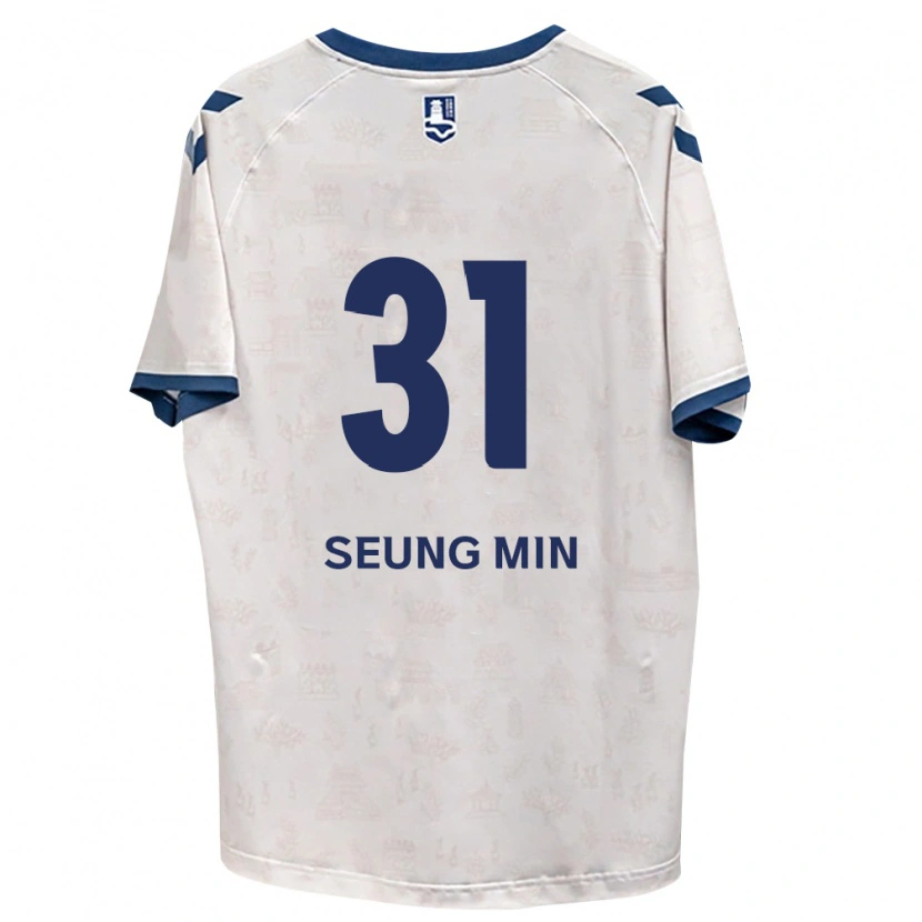 Danxen Heren Seung-Min Baek #31 Koninklijk Blauw Wit Uitshirt Uittenue 2026/27 T-Shirt België
