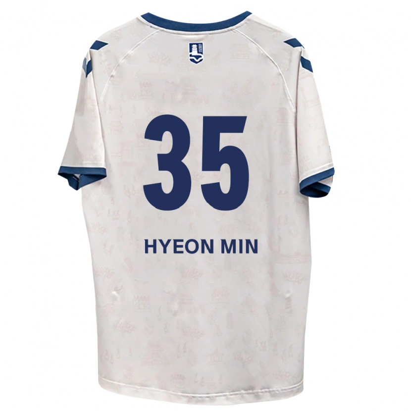 Danxen Heren Hyeon-Min Kim #35 Koninklijk Blauw Wit Uitshirt Uittenue 2026/27 T-Shirt België