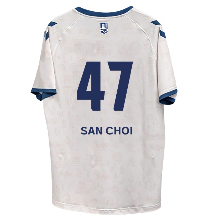 Danxen Heren San Choi #47 Koninklijk Blauw Wit Uitshirt Uittenue 2026/27 T-Shirt België