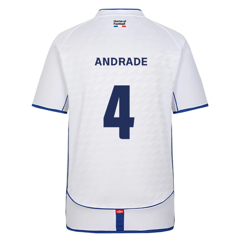 Danxen Heren Léo Andrade #4 Zwart Wit Rood Uitshirt Uittenue 2026/27 T-Shirt België