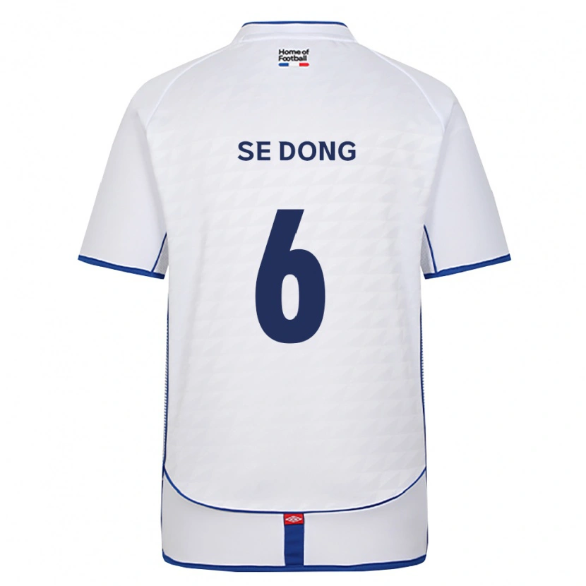 Danxen Heren Se-Dong Chang #6 Zwart Wit Rood Uitshirt Uittenue 2026/27 T-Shirt België