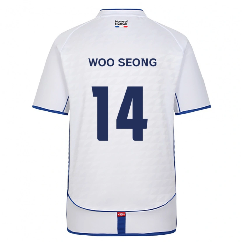 Danxen Heren Woo-Seong Seo #14 Zwart Wit Rood Uitshirt Uittenue 2026/27 T-Shirt België
