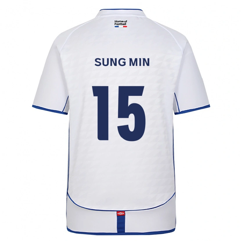 Danxen Heren Sung-Min Jung #15 Zwart Wit Rood Uitshirt Uittenue 2026/27 T-Shirt België