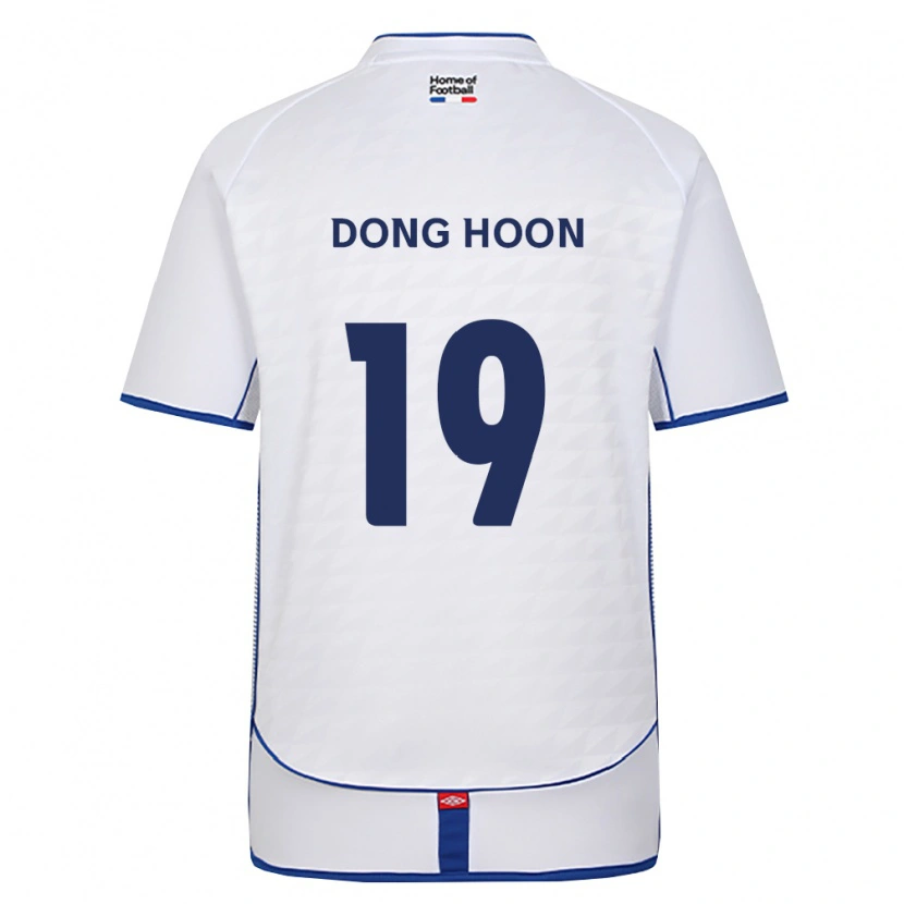 Danxen Heren Dong-Hoon Kim #19 Zwart Wit Rood Uitshirt Uittenue 2026/27 T-Shirt België
