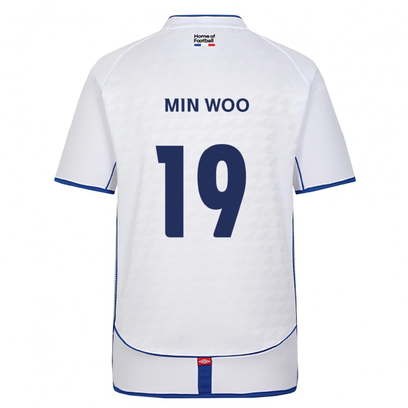 Danxen Heren Min-Woo Kim #19 Zwart Wit Rood Uitshirt Uittenue 2026/27 T-Shirt België
