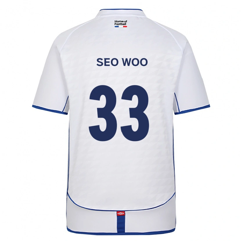 Danxen Heren Seo-Woo Jeong #33 Zwart Wit Rood Uitshirt Uittenue 2026/27 T-Shirt België