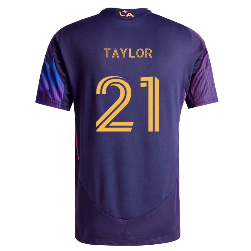 Danxen Heren Robert Taylor #21 Diep Paars Geel Uitshirt Uittenue 2026/27 T-Shirt België