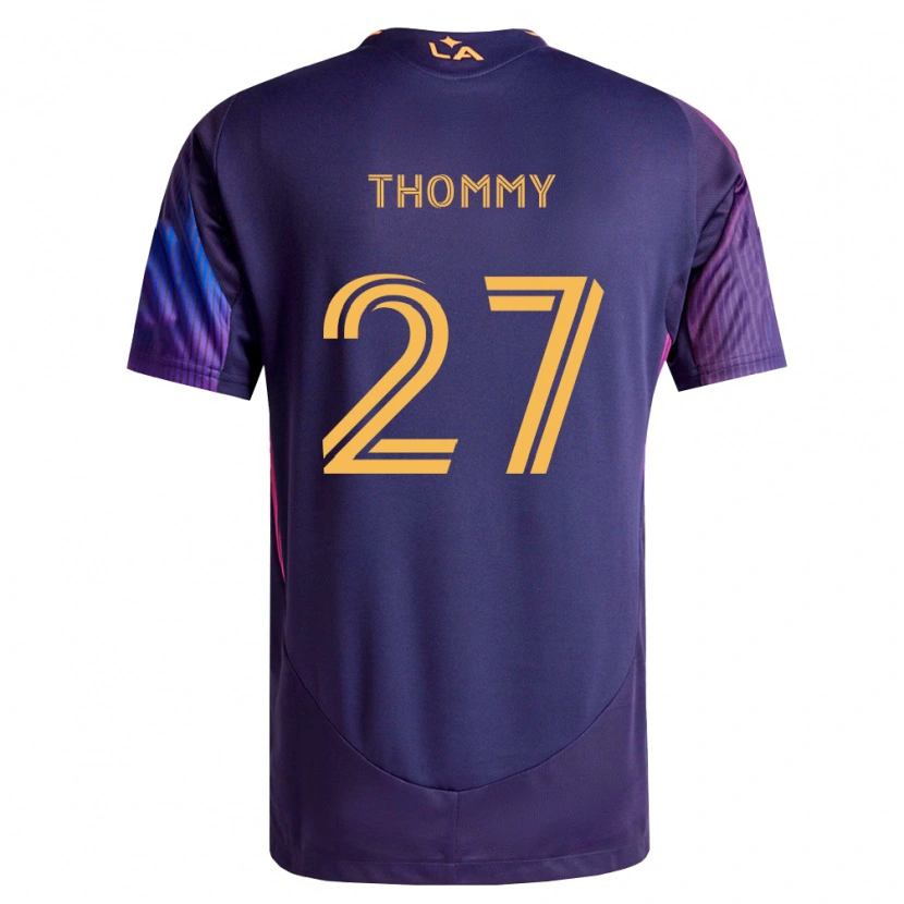 Danxen Heren Erik Thommy #27 Diep Paars Geel Uitshirt Uittenue 2026/27 T-Shirt België