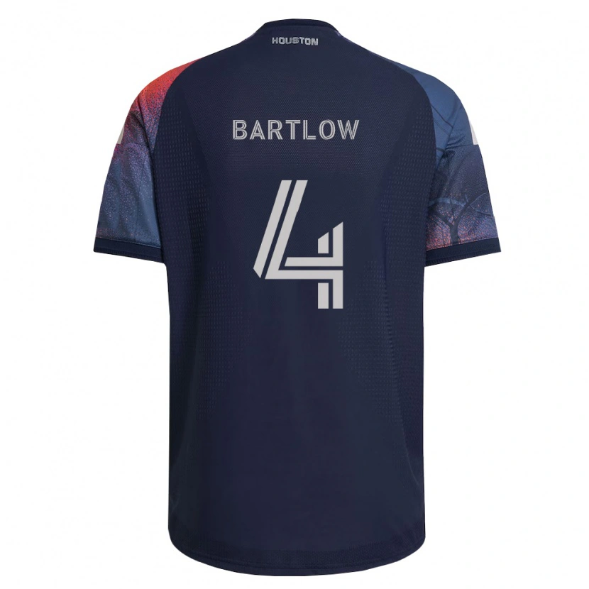 Danxen Heren Ethan Bartlow #4 Diep Blauw Wit Oranje Uitshirt Uittenue 2026/27 T-Shirt België