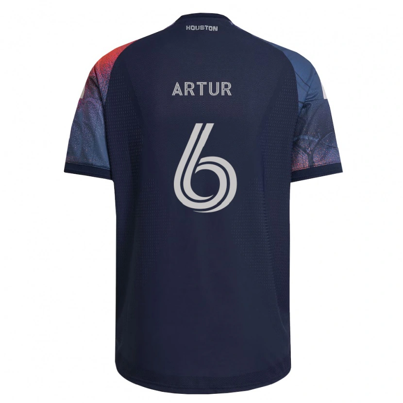 Danxen Heren José Artur De Lima Júnior #6 Diep Blauw Wit Oranje Uitshirt Uittenue 2026/27 T-Shirt België