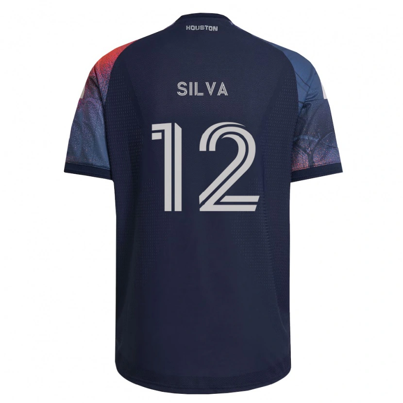 Danxen Heren Vinicius Silva #12 Diep Blauw Wit Oranje Uitshirt Uittenue 2026/27 T-Shirt België