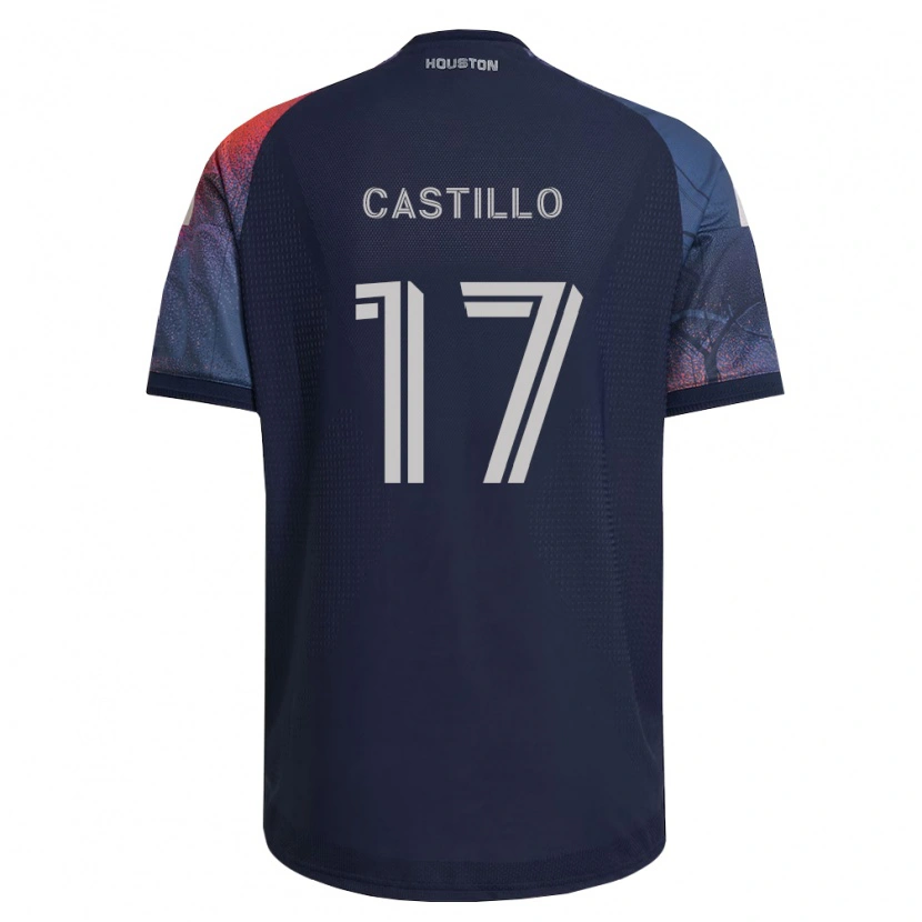 Danxen Heren Joyner Castillo #17 Diep Blauw Wit Oranje Uitshirt Uittenue 2026/27 T-Shirt België