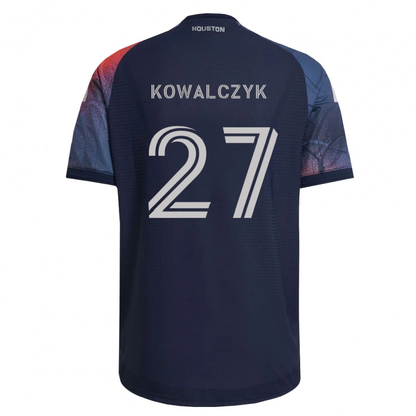 Danxen Heren Sebastian Kowalczyk #27 Diep Blauw Wit Oranje Uitshirt Uittenue 2026/27 T-Shirt België
