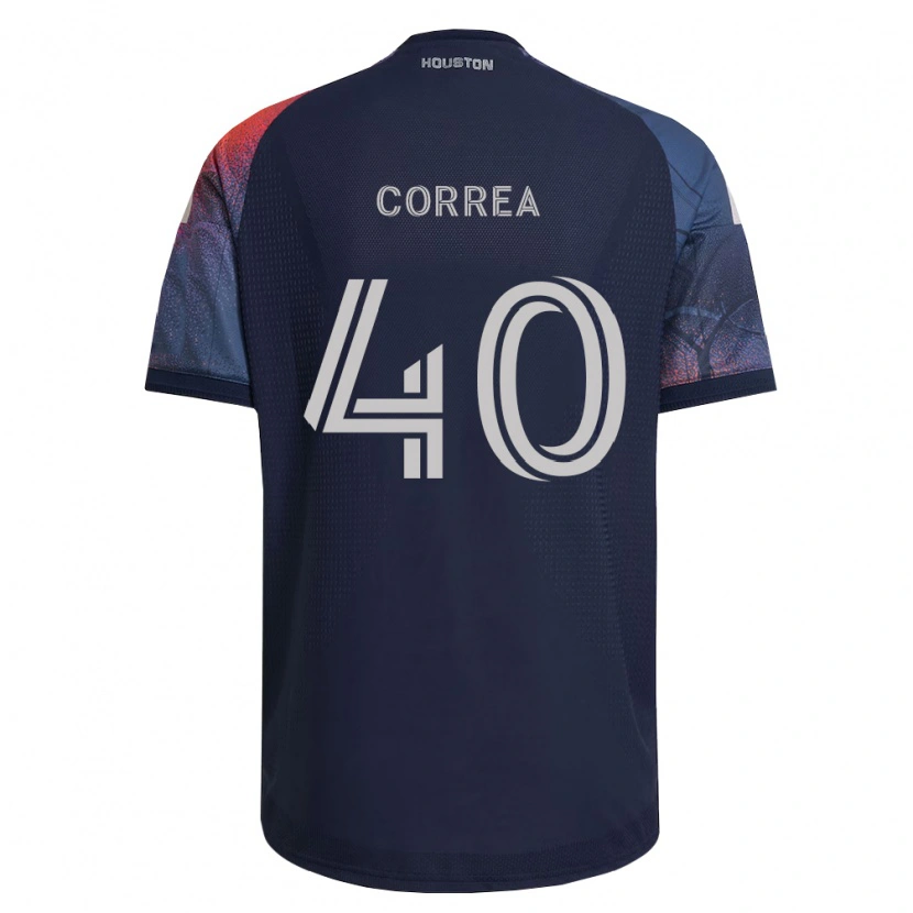 Danxen Heren Enrique Correa #40 Diep Blauw Wit Oranje Uitshirt Uittenue 2026/27 T-Shirt België
