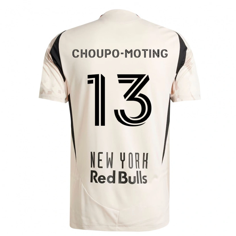 Danxen Heren Eric-Maxim Choupo-Moting #13 Off-White Rood Zwart Uitshirt Uittenue 2026/27 T-Shirt België