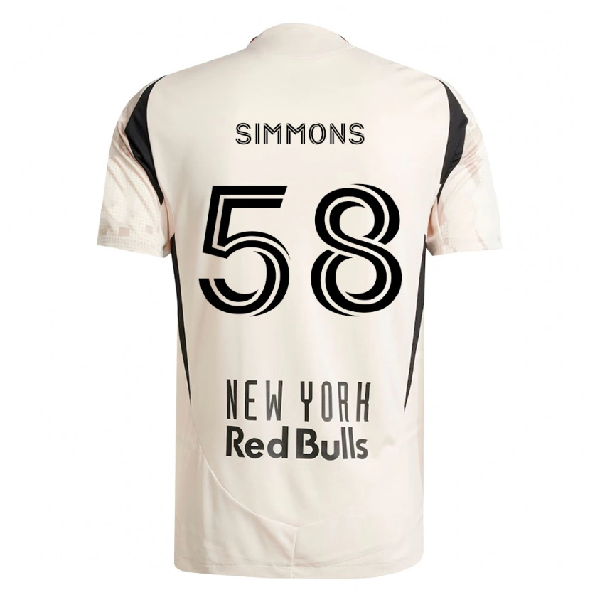 Danxen Heren Caleb Simmons #58 Off-White Rood Zwart Uitshirt Uittenue 2026/27 T-Shirt België