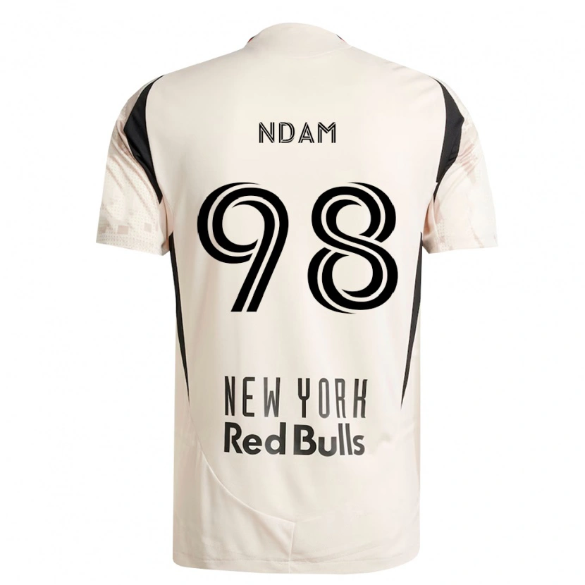 Danxen Heren Hassan Ndam #98 Off-White Rood Zwart Uitshirt Uittenue 2026/27 T-Shirt België