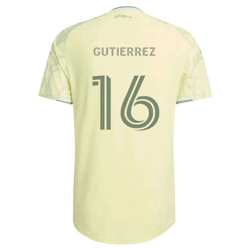 Danxen Heren Diego Gutiérrez #16 Beige Wit Uitshirt Uittenue 2026/27 T-Shirt België