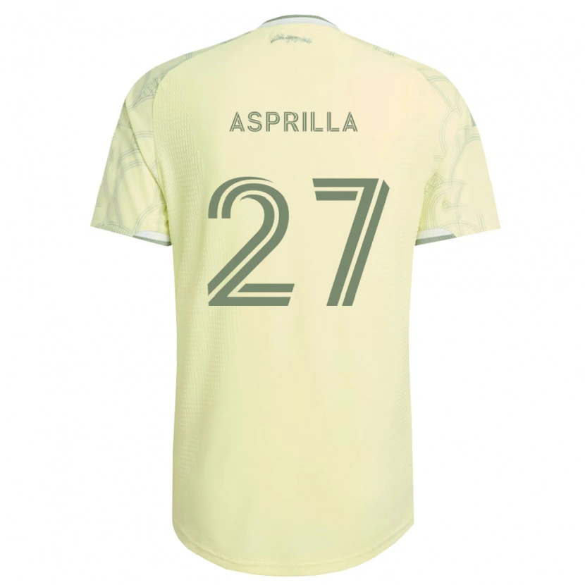Danxen Heren Dairon Asprilla #27 Beige Wit Uitshirt Uittenue 2026/27 T-Shirt België