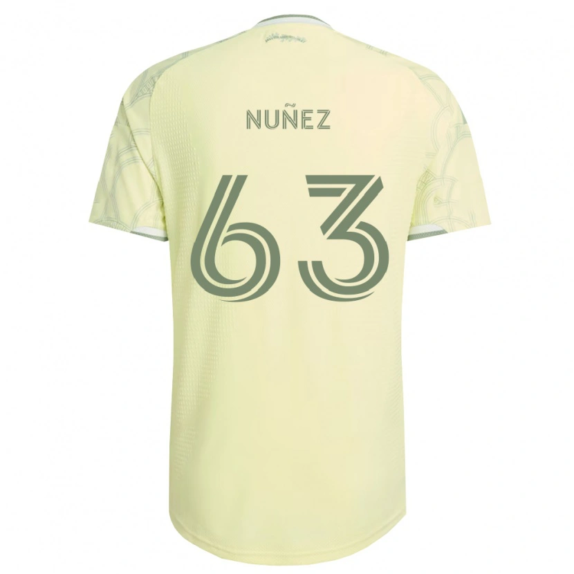 Danxen Heren Daniel Núñez #63 Beige Wit Uitshirt Uittenue 2026/27 T-Shirt België