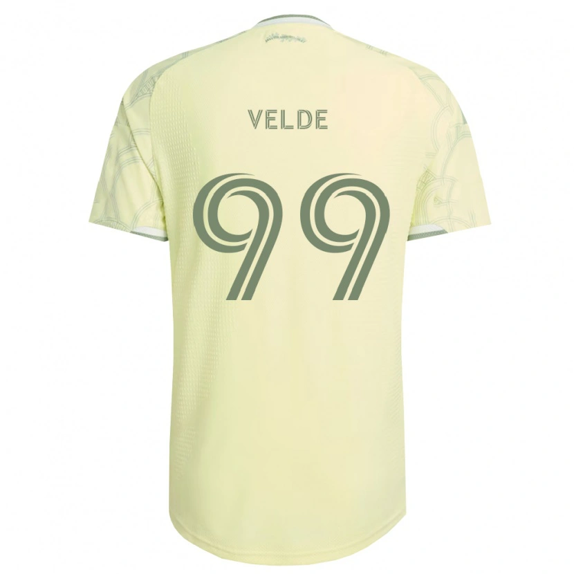 Danxen Heren Kristoffer Velde #99 Beige Wit Uitshirt Uittenue 2026/27 T-Shirt België